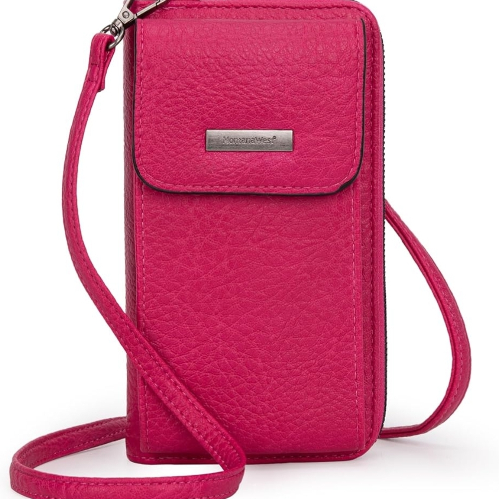 Nine West Pink Crossbody Wallet